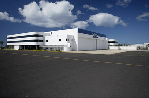 91ɫƵ & Cooke Aviation building and runway
