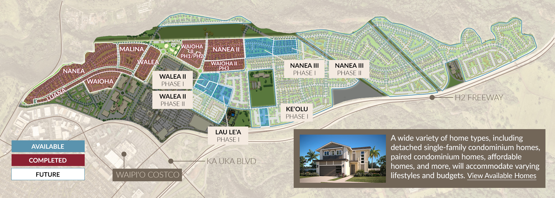 Residential Homes at Koa Ridge