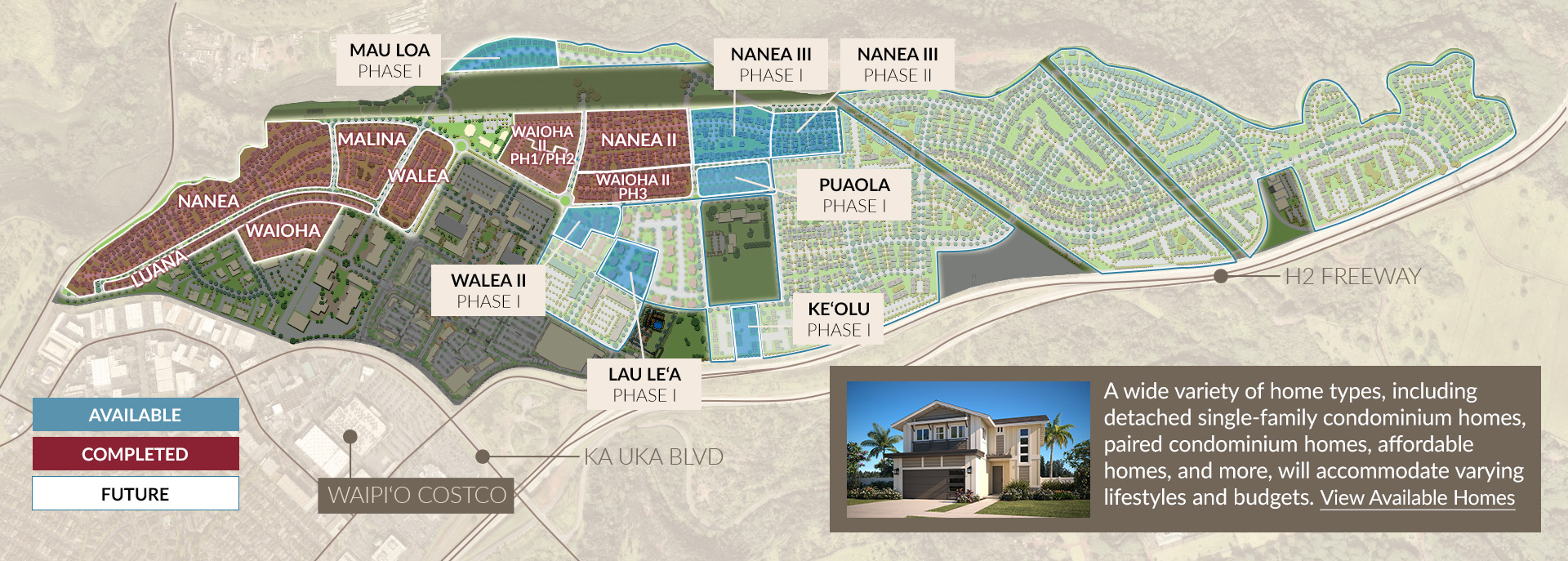 Residential Homes at Koa Ridge