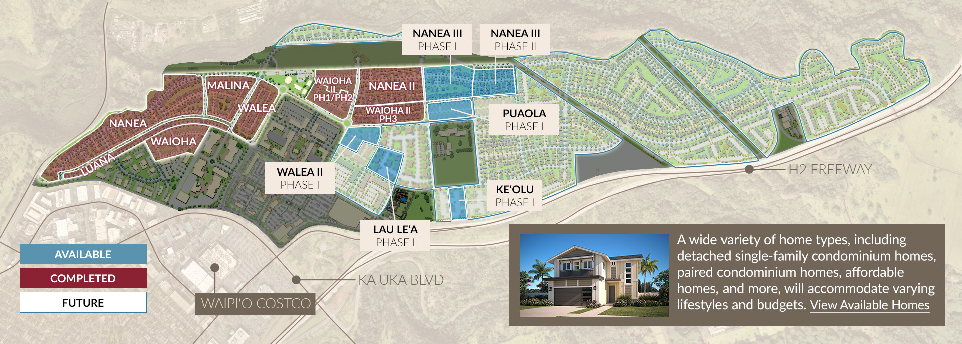 Residential Homes at Koa Ridge