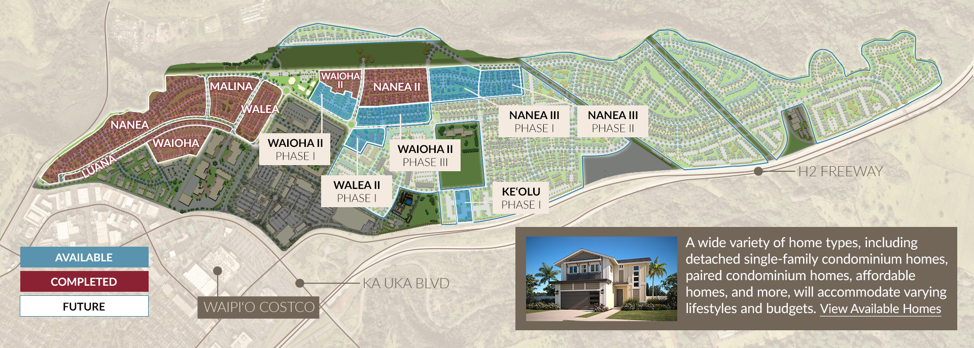 Residential Homes at Koa Ridge