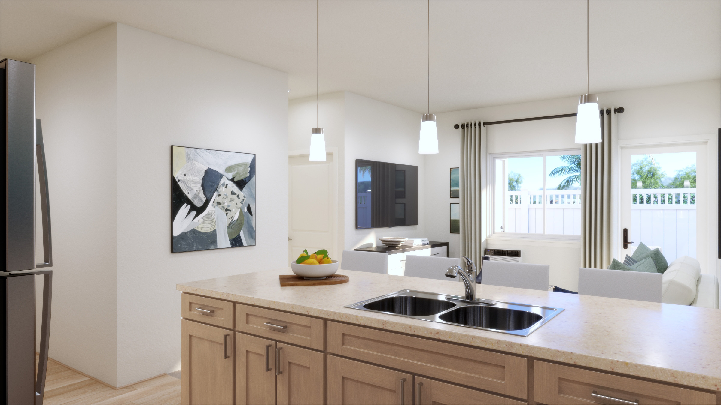 Lau Lea at Koa Ridge Plan F1 - Kitchen and Living Room