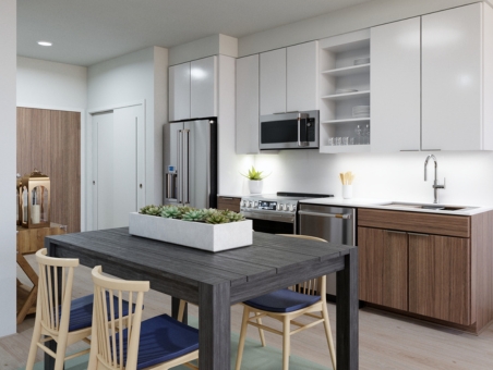 Malu Koa West Plan 1A - Kitchen and Dining