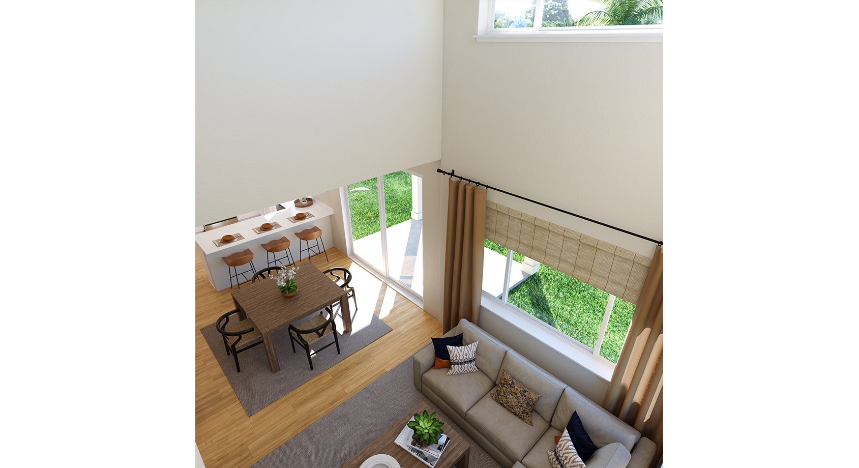 Plan B Living Room High Ceiling