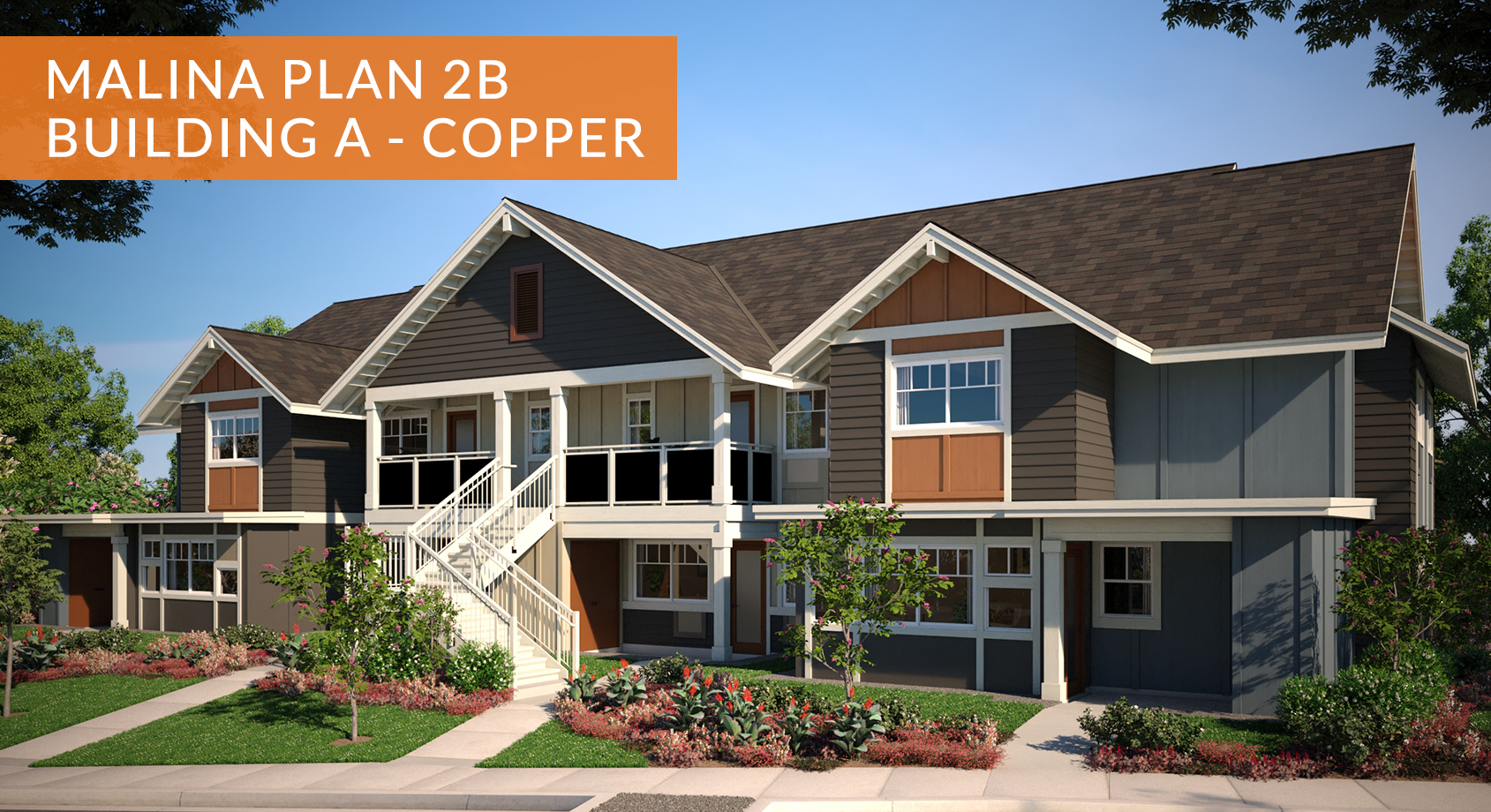 Malina at Koa Ridge Plan 2B2 - Building A Copper