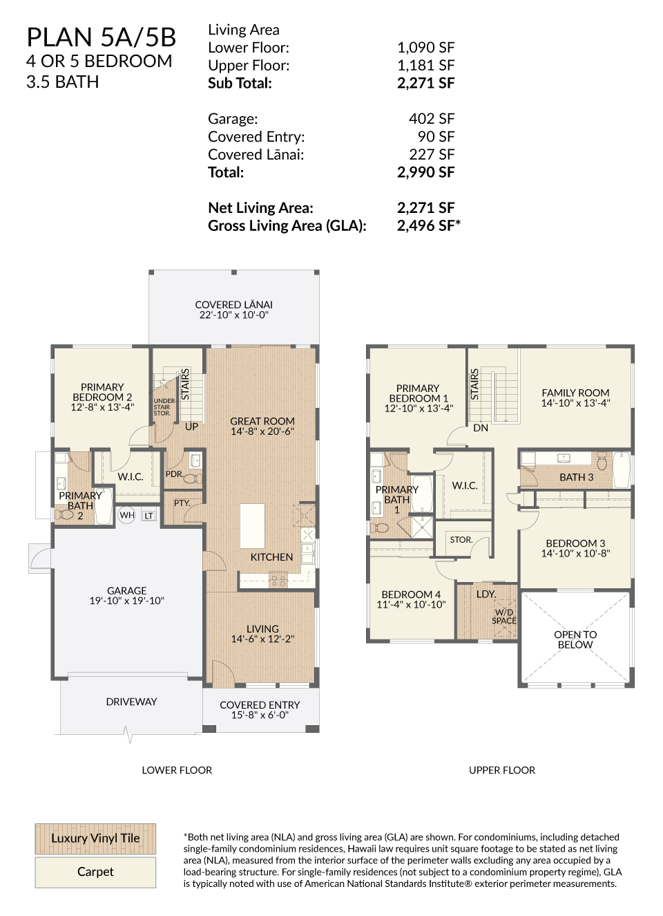 Mauloa Plan 5A/B
