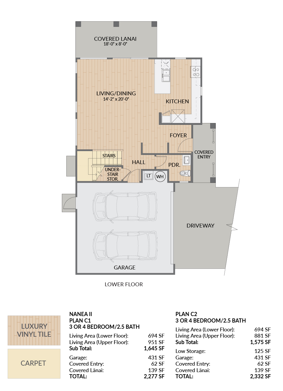 Plan C2 lower floor