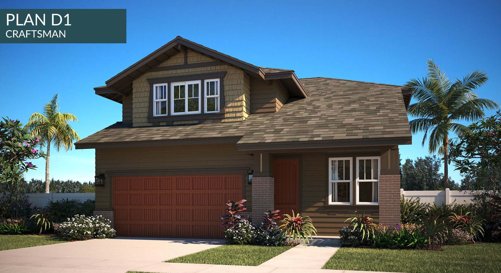 Plan D Craftsman Style