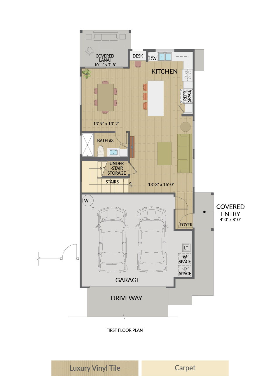 Waioha Plan B - Design 2 Floor Plan First Floor