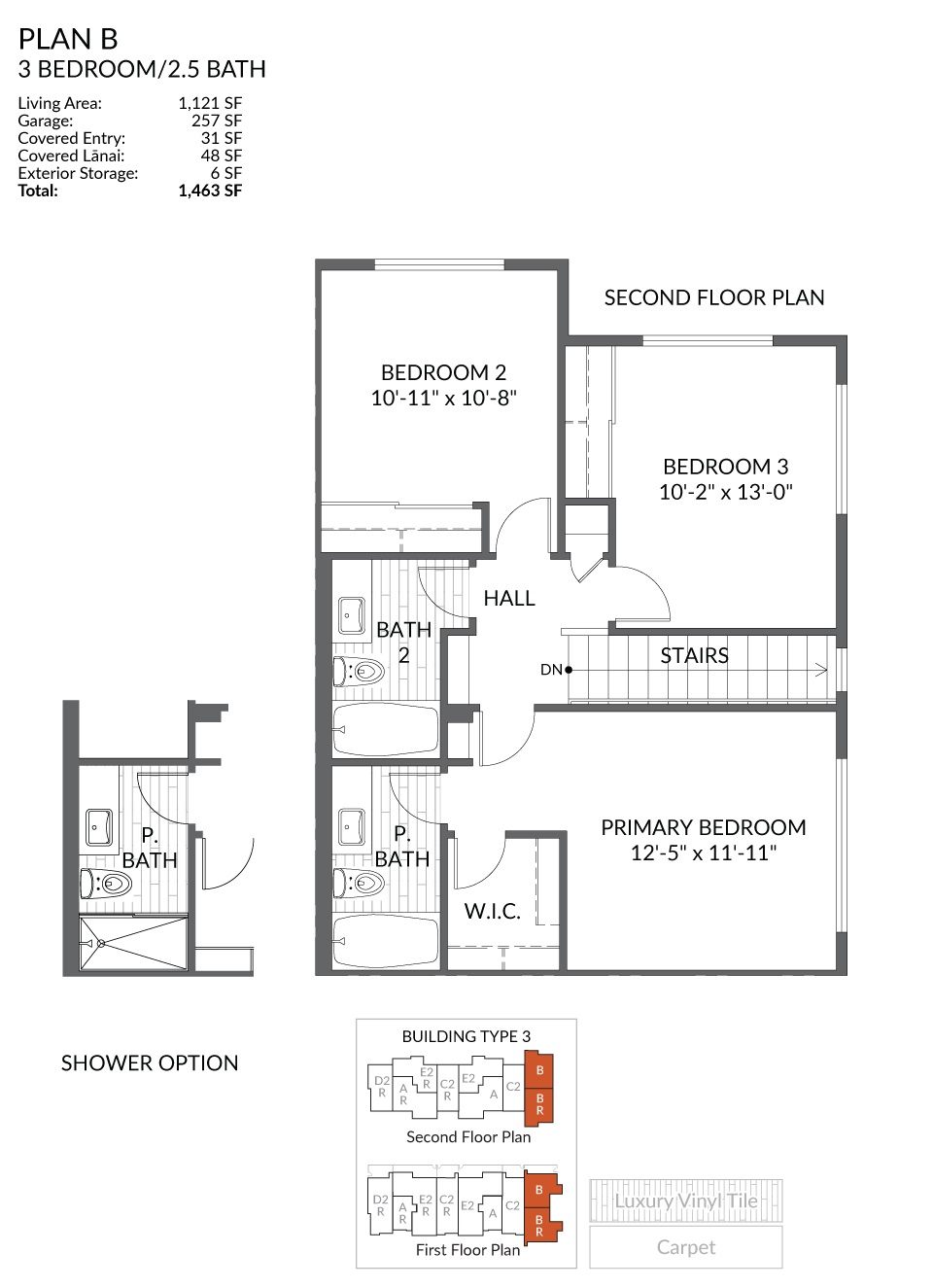 Plan B Floor Plan Second Floor