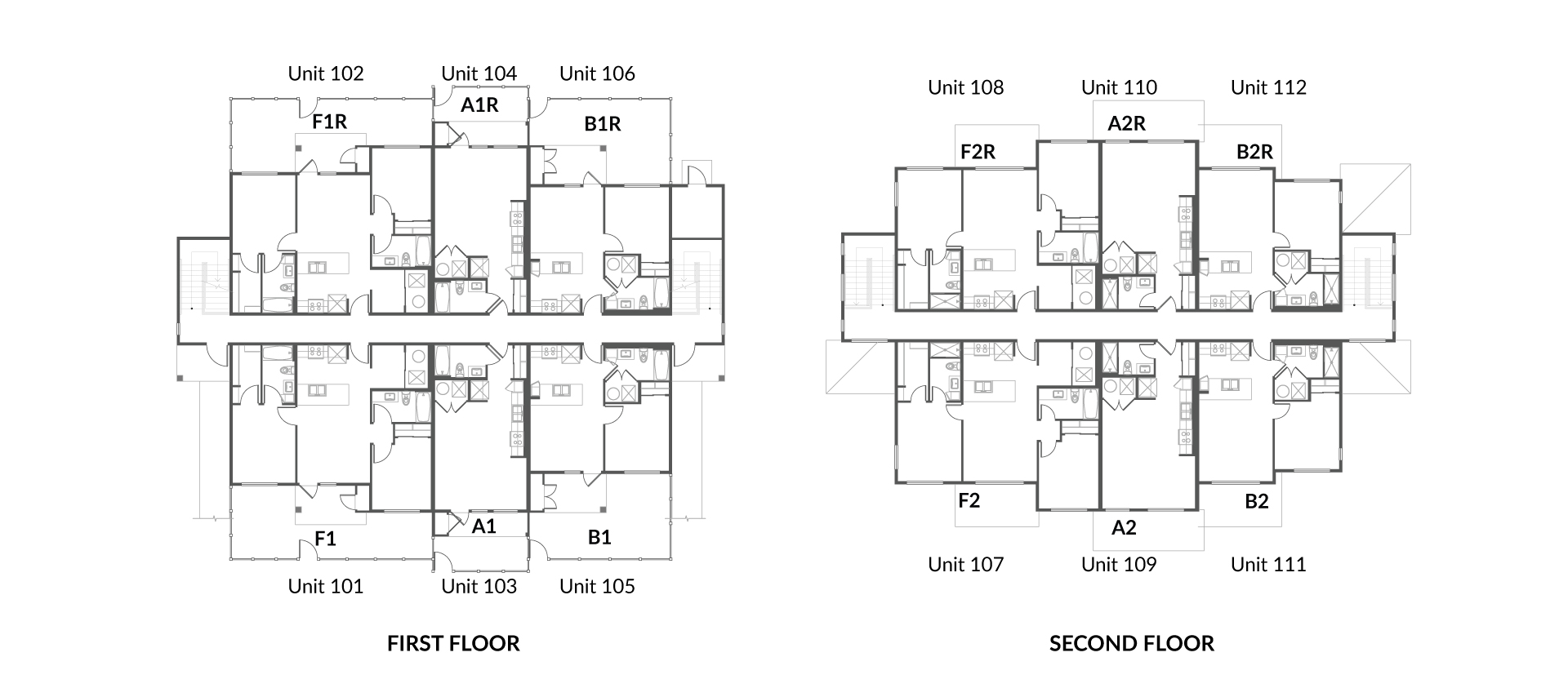 Lau Le'a at Koa Ridge Building 1 Floor Plate