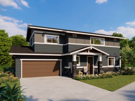 Mau Loa at Koa Ridge Plan 2 A/B Exterior Renderings