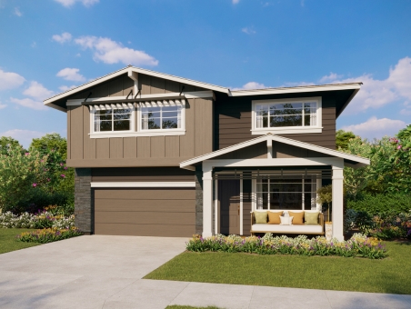 Mau Loa at Koa Ridge Plan 3 A/B Exterior Renderings