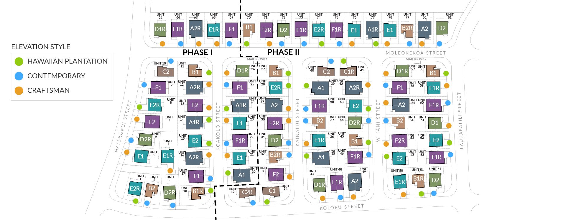 Nanea II full site map