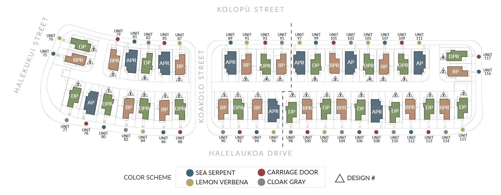 Waioha II full site map