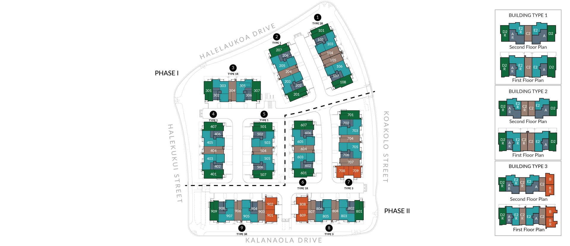 Walea II full site map